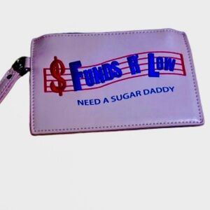 Sugar thrillz pink novelty wristlet